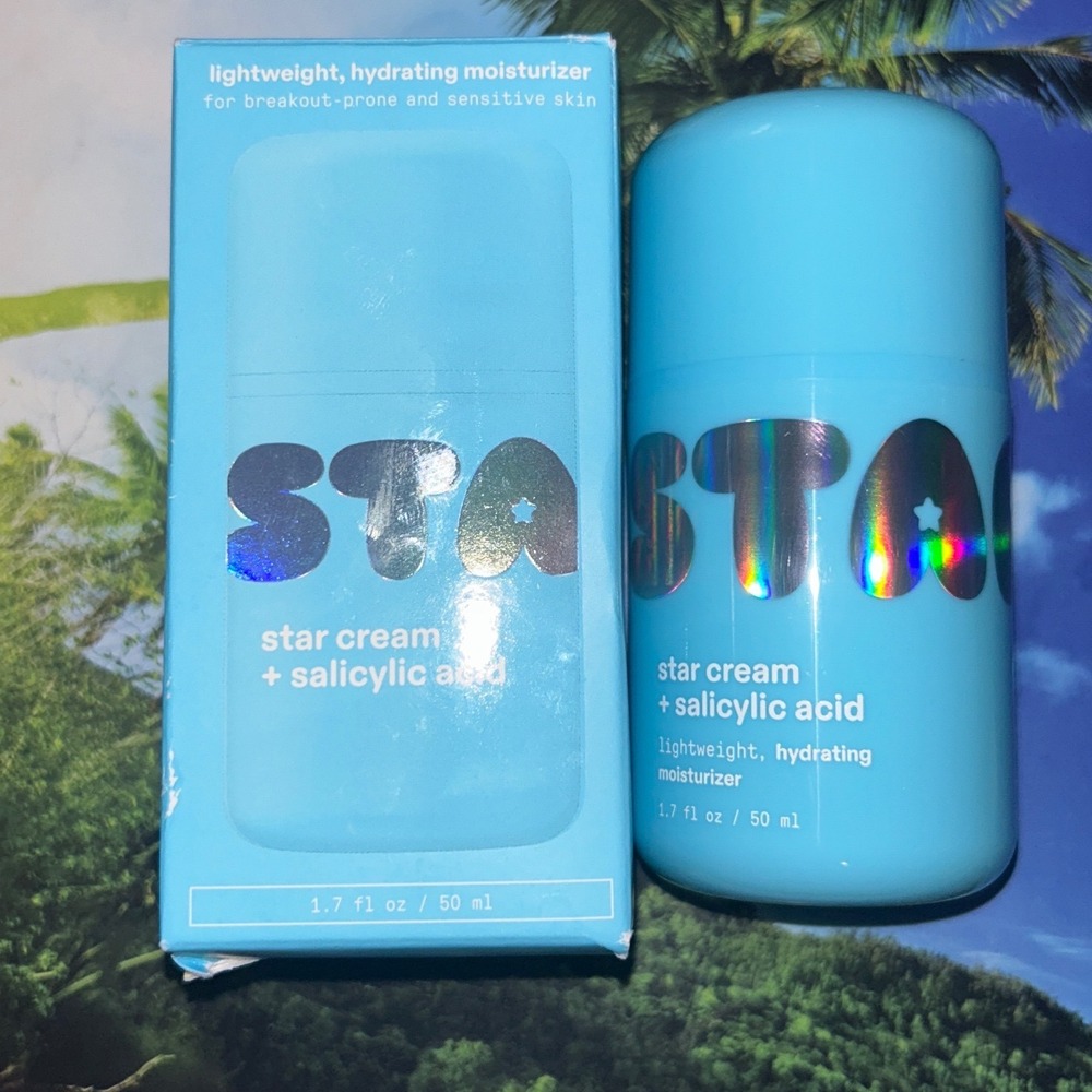 Starface Star Cream Salicylic Acid Moisturizer 1.7oz Niacinamide Hyaluronic Acid